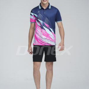 Áo Thể Thao Nam Donex MC-9124 màu Navy phối trắng - Donex | EMAX Sport