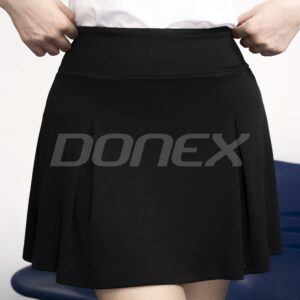 Quần váy thể thao nữ Donex Mini Skirt ASC-900 màu Đen phối ghi - Donex | EMAX Sport